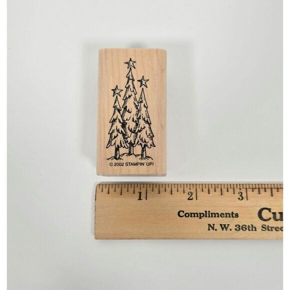 Vintage Stampin Up Snow Globe Stamps Set of 7 Christmas Snowman Castle Crafts - Picture 12 of 16